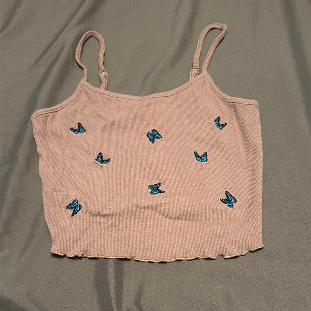 Rue21 Mauve Ribbed Tank Top